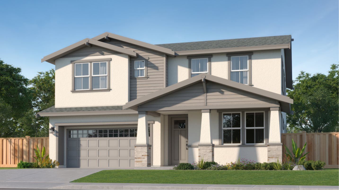 Elevation A - Craftsman - A