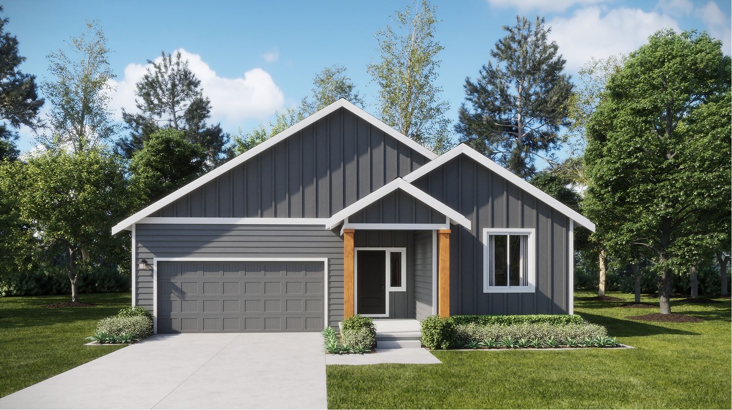 Elevation MF - 1832 Gallery Woodridge Canterwood Modern Farmhouse