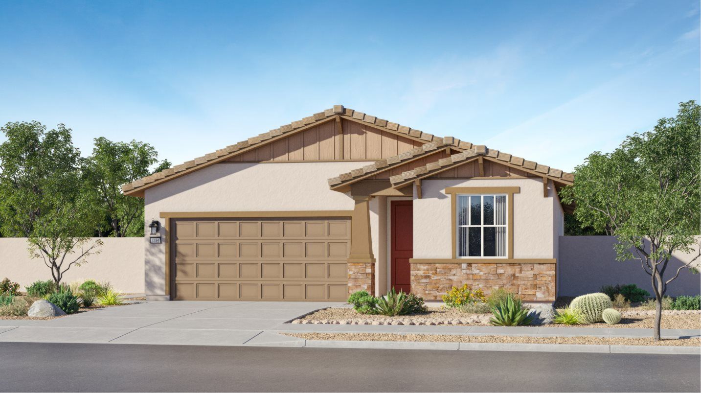 Elevation B - Bungalow style home image