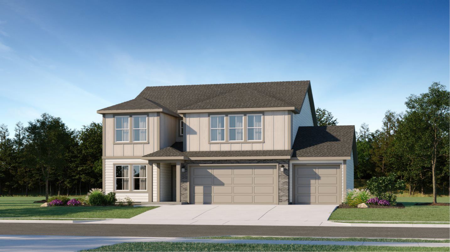 Elevation A3C - Traditional home image