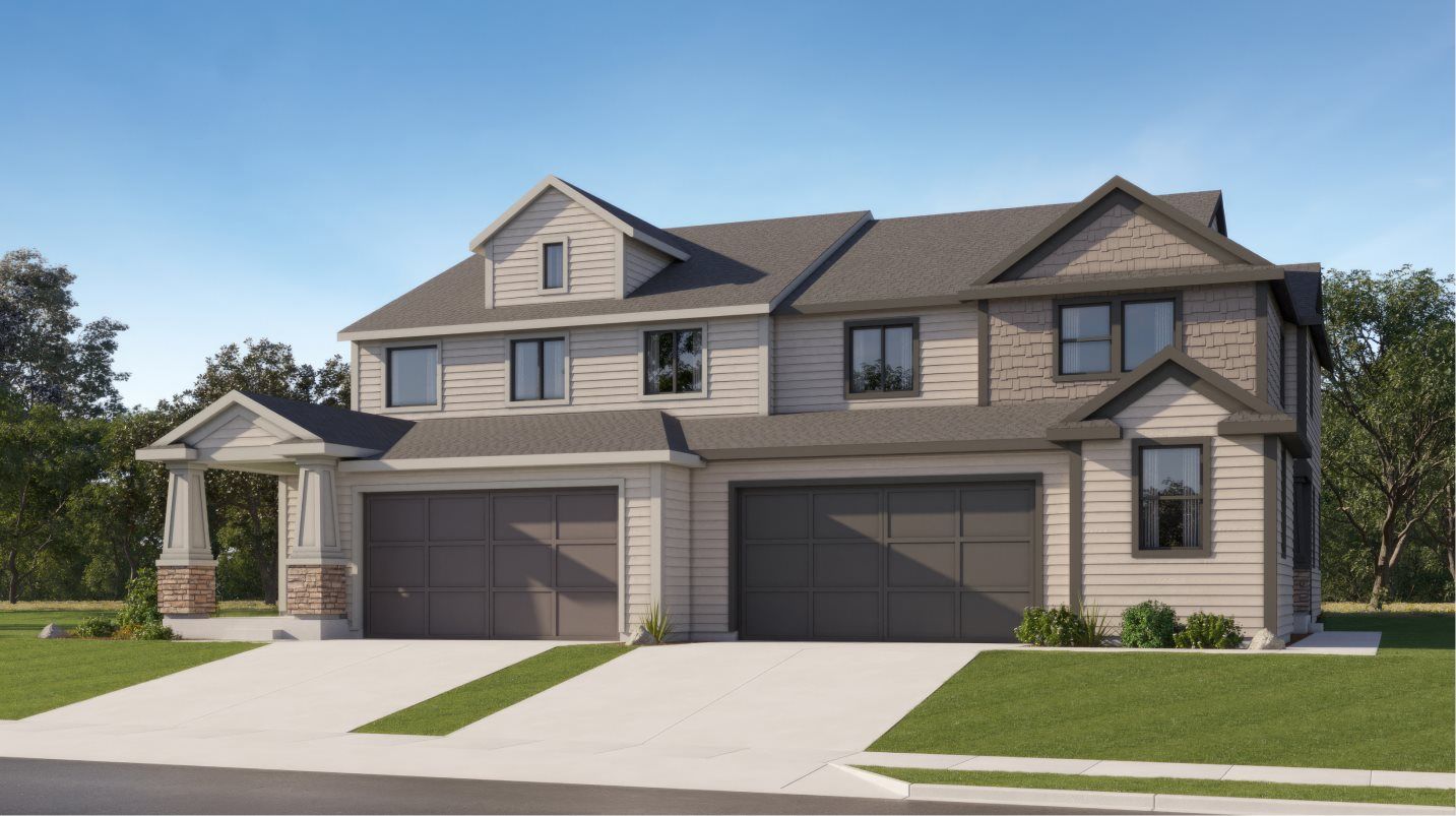 Elevation C3 - Craftsman Duet 3 Exterior Image