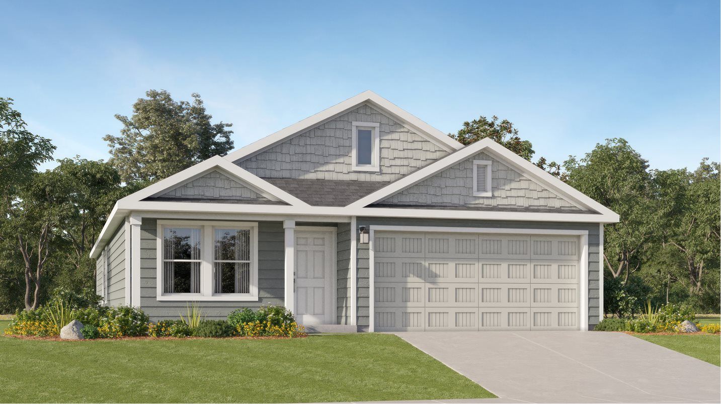 Elevation E - Plan 1667 Craftsman