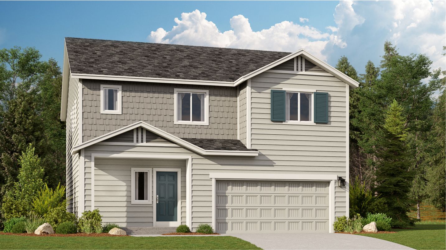 Elevation A - A exterior home rendering