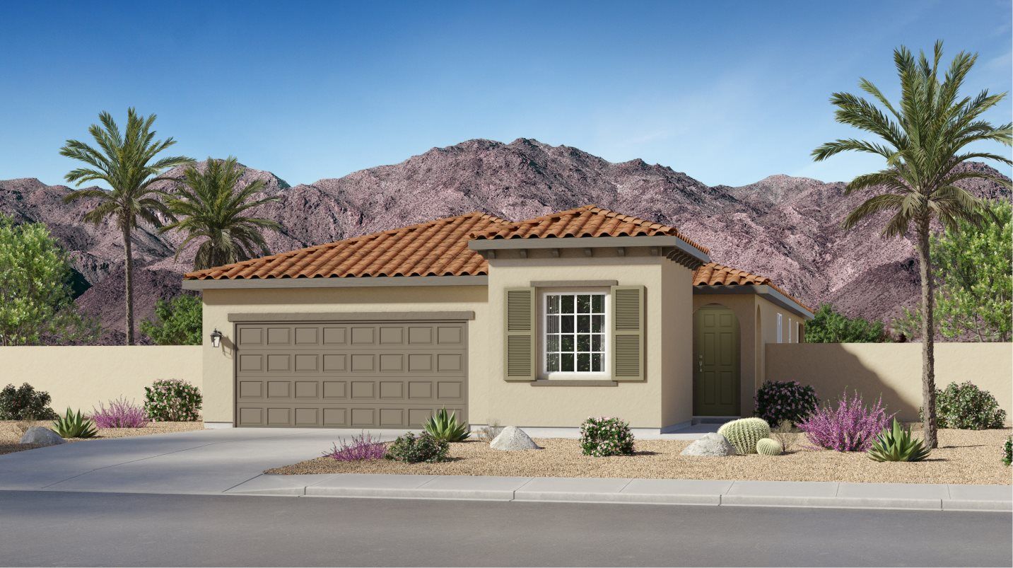 Elevation B - Desert Mediterranean home image