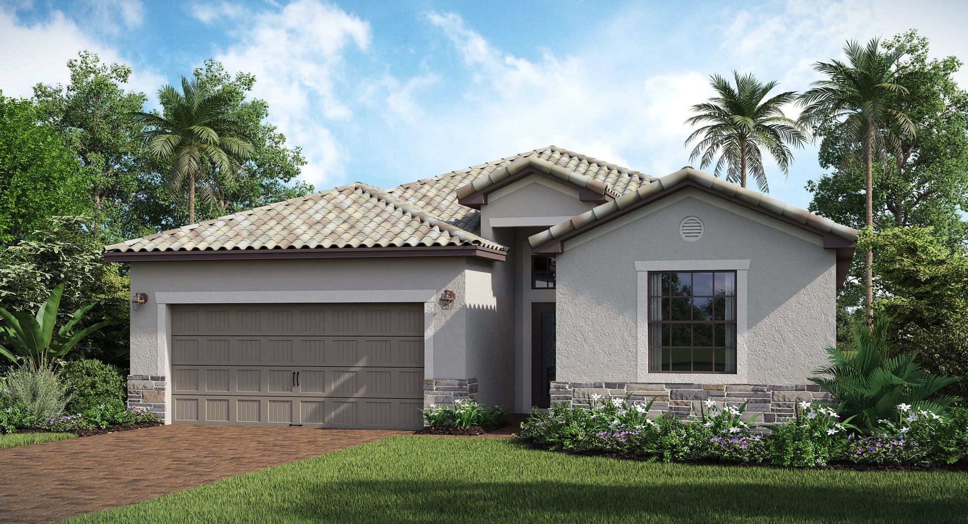 Elevation C - Lorraine Lakes Trevi Exterior