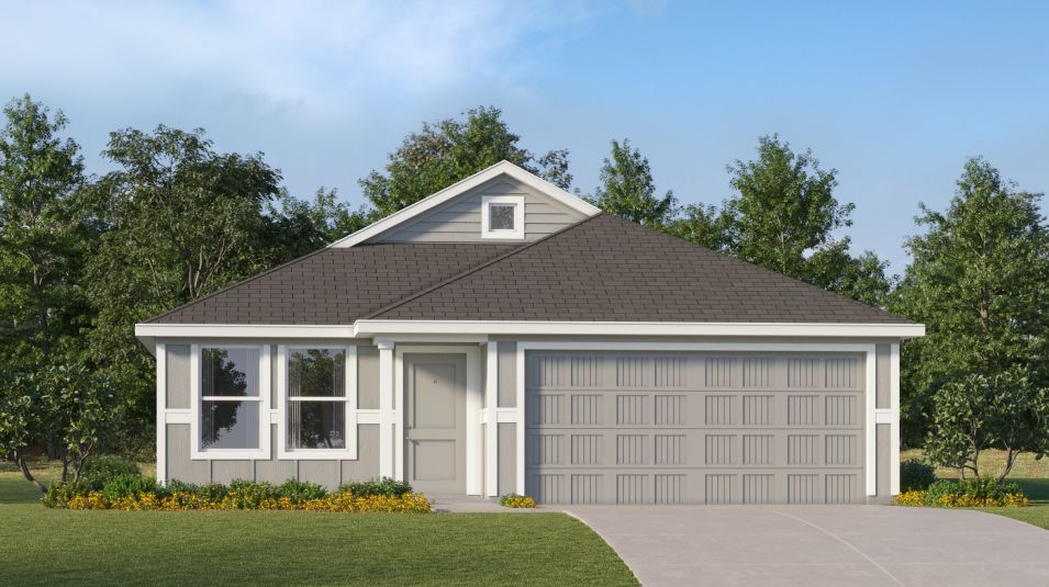Elevation E - Newlin Exterior
