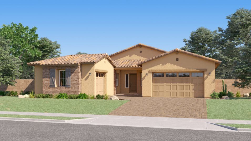 Elevation H - Ranch Hacienda home exterior image