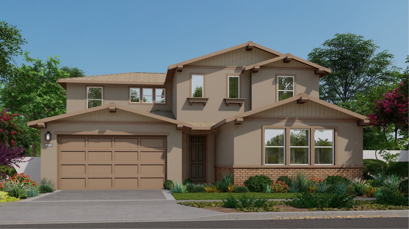 Elevation C - Elevation C - Territorial Ranch home exterior