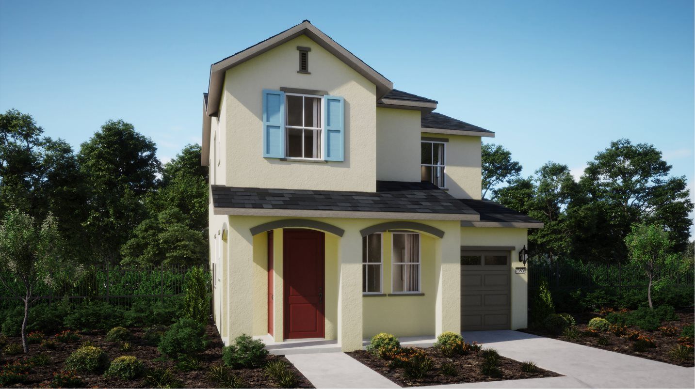 Elevation B - Residence 1328 Exterior B - French