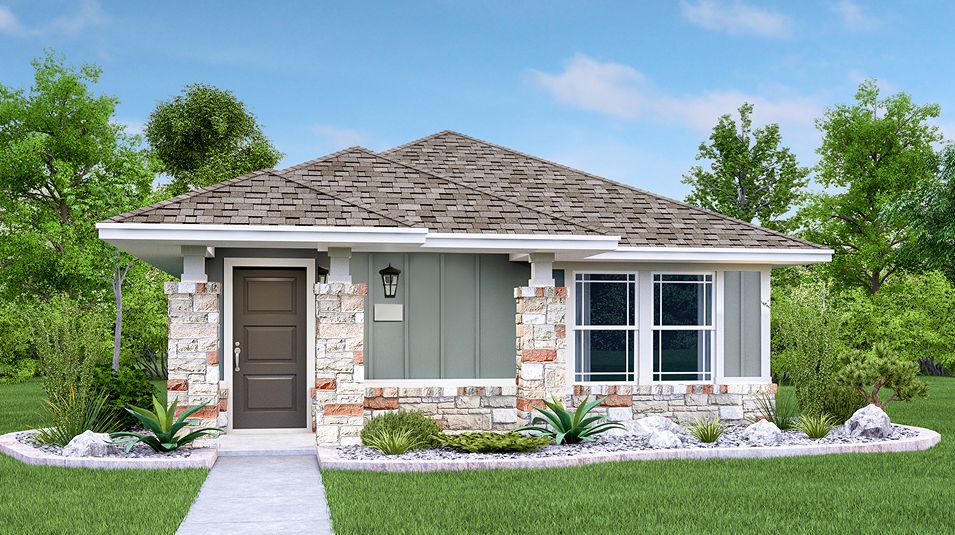 Elevation H - 1420 Stonehill Collection Plum Creek Montour H