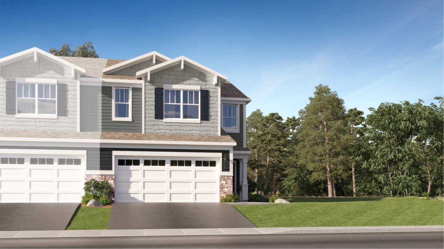 Elevation 02G - Charlotte Craftsman Optional End Unit Exterior 2G