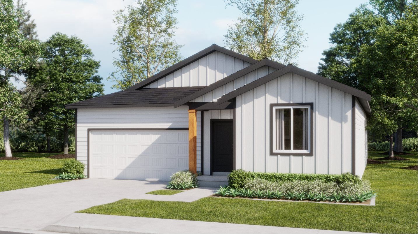 Elevation MF - Hamilton Modern Farmhouse