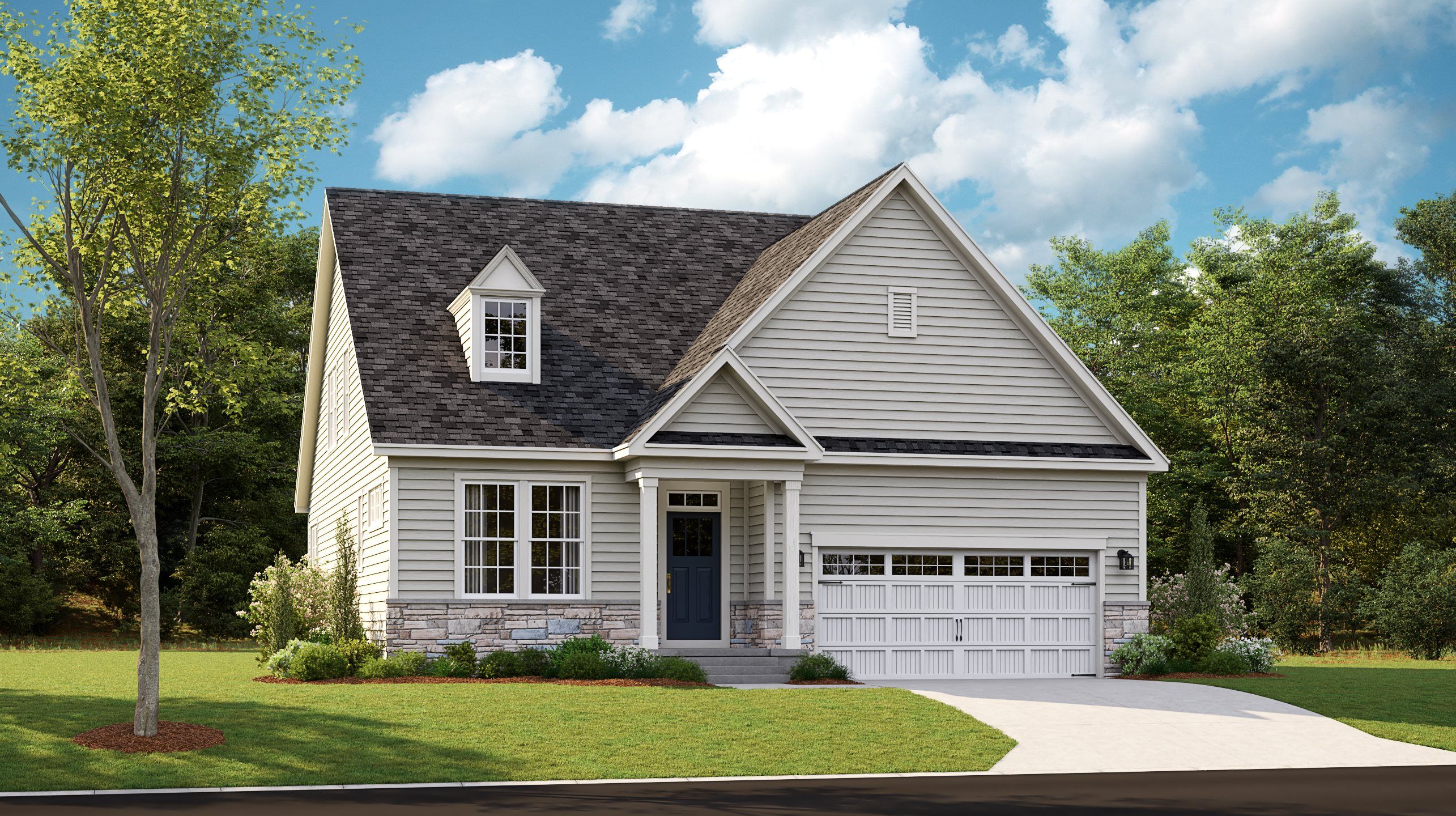 Elevation CL - Clearwater Basement Classic Exterior