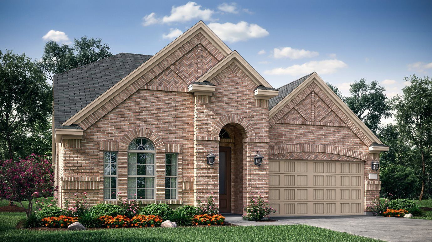 Elevation A - Lonestar Estates - Fairfield II with Theater