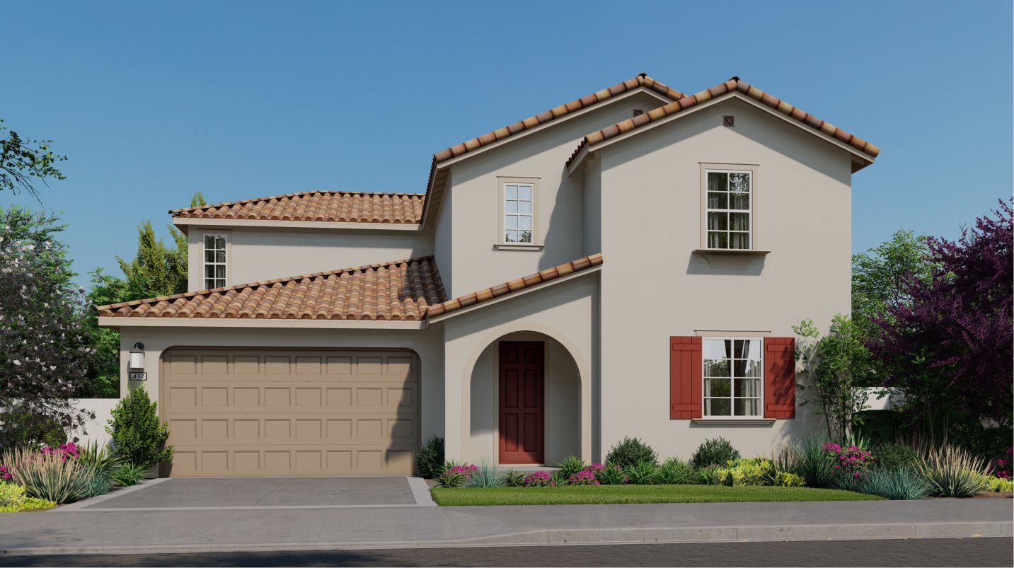 Elevation A - Exterior A Spanish home image