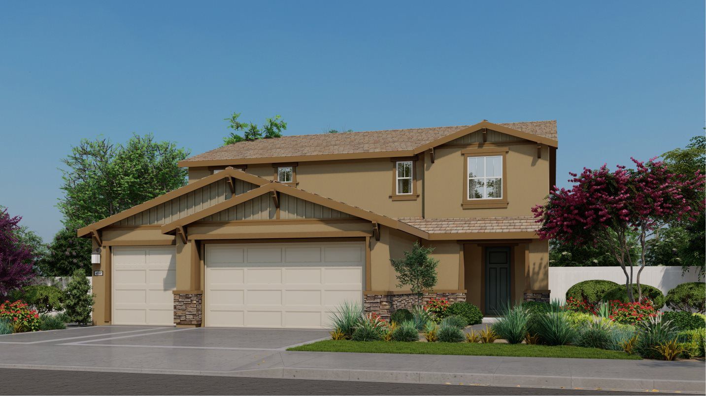 Elevation C - Exterior C Craftsman