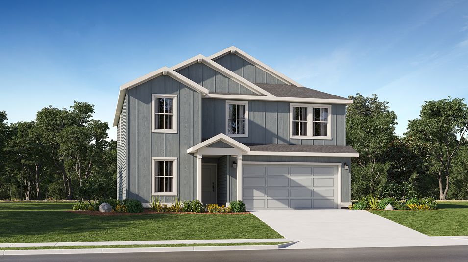 Elevation C - 2118 Heirloom Heritage Heights Plan2118 Farmhouse