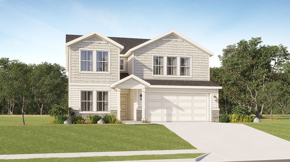 Elevation E - 2294 Heirloom Heritage Heights Plan2294 Craftsman