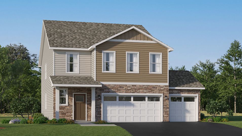 Elevation A3A - E090 Venture Collection Voyageur Farms Sequoia Far