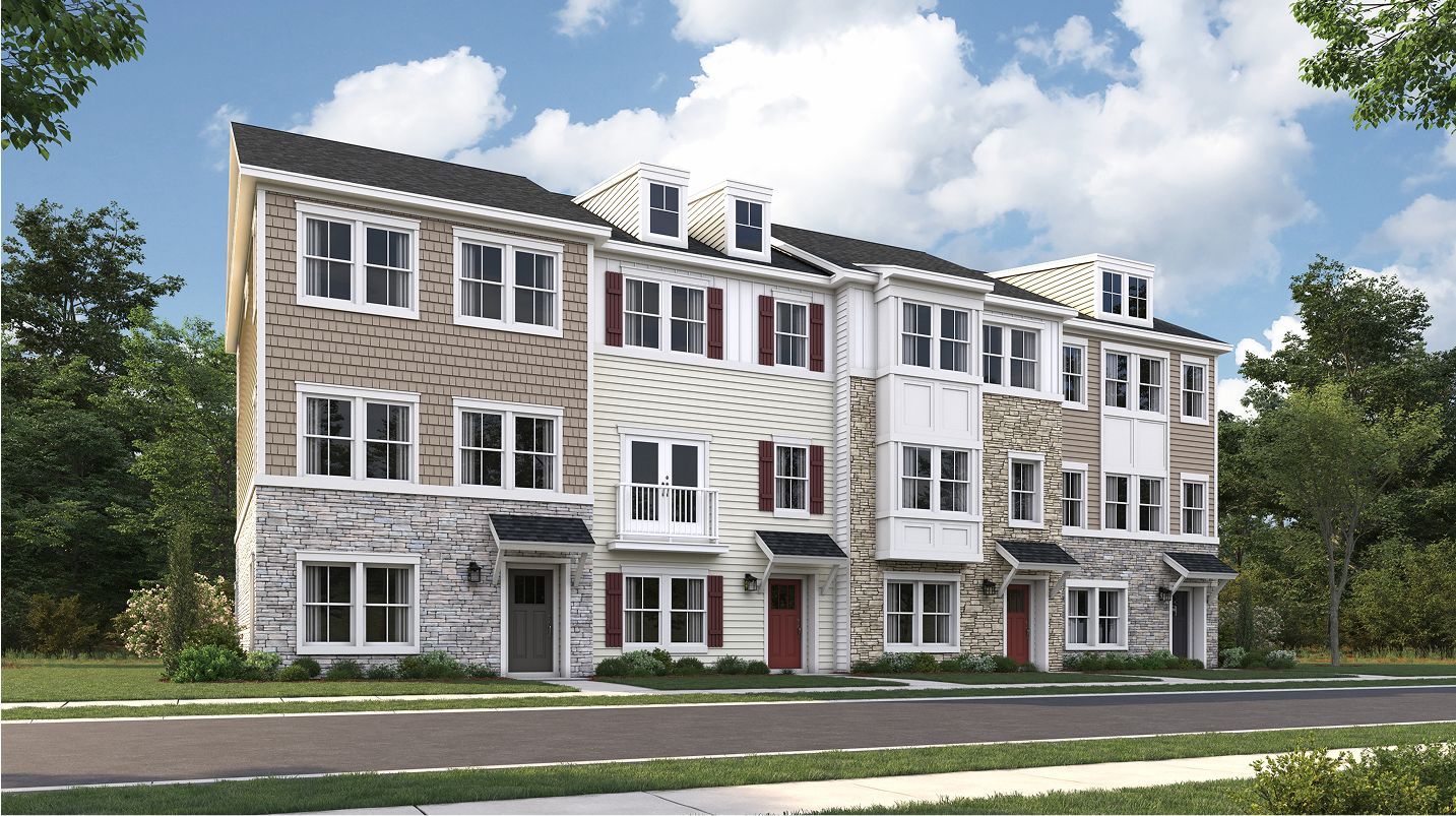 Elevation 1 - 2705 Highlands Townhomes St Charles Arcadia DG 4 C