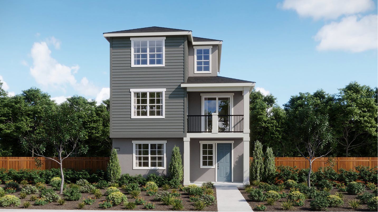 Elevation A - Exterior A - Traditional home exterior