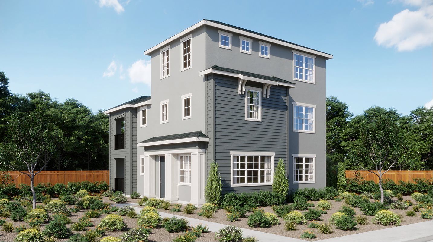 Elevation A - Exterior A - Traditional home exterior