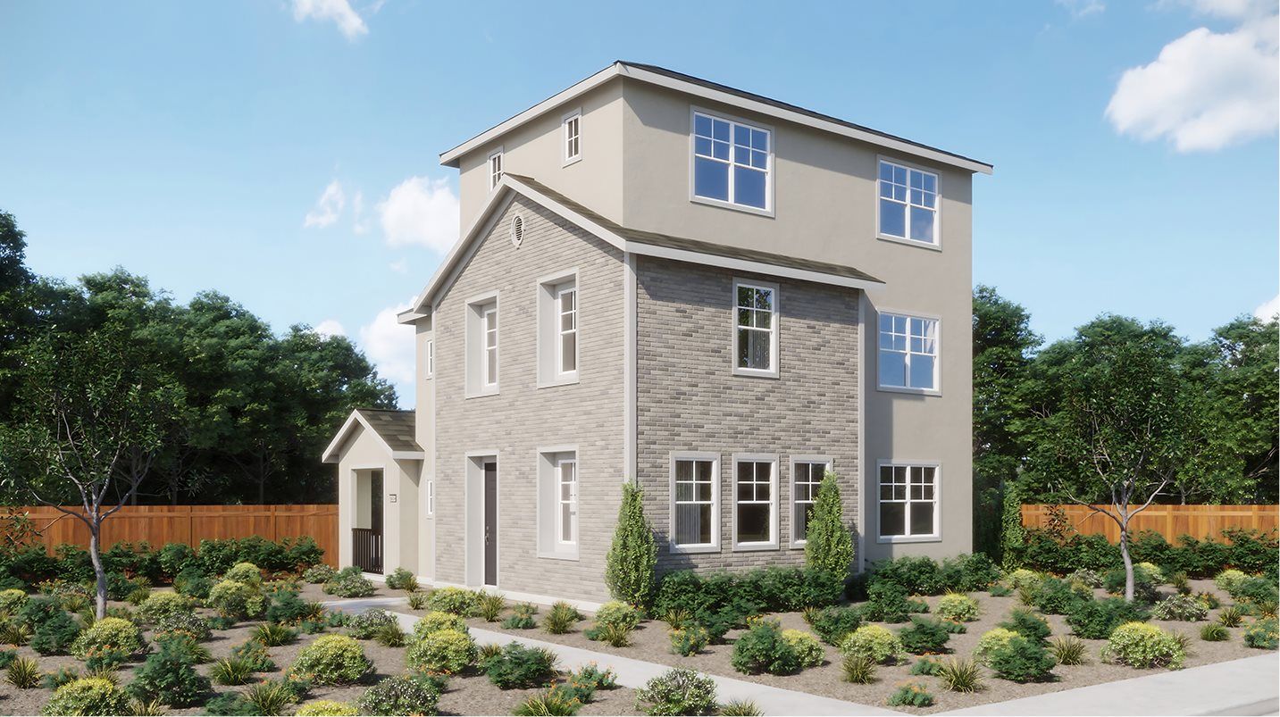 Elevation D - Exterior D - Shingle home exterior