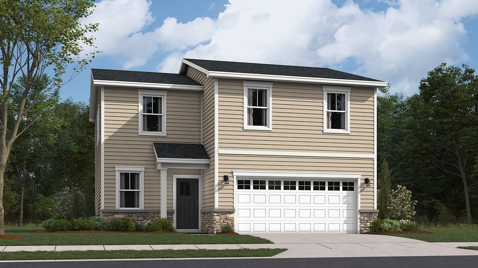 Elevation D6 - Fairfield Exterior Rendering Classic
