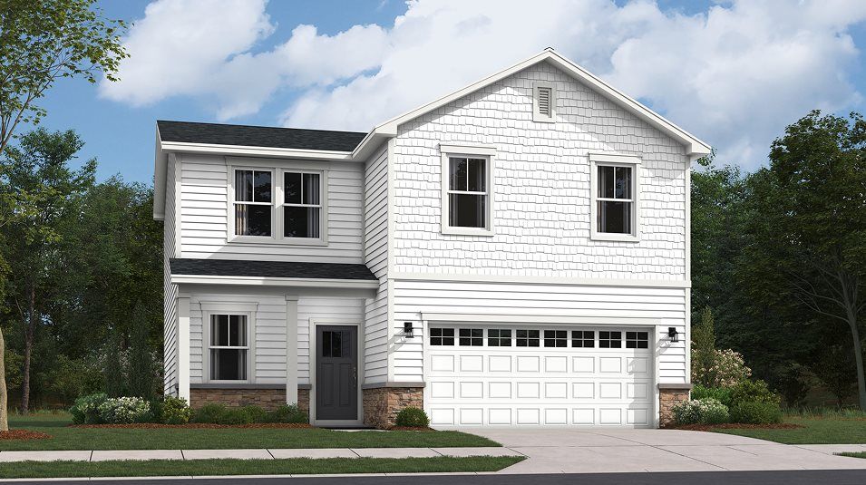 Elevation F6 - Fairfield Exterior Rendering Craftsman