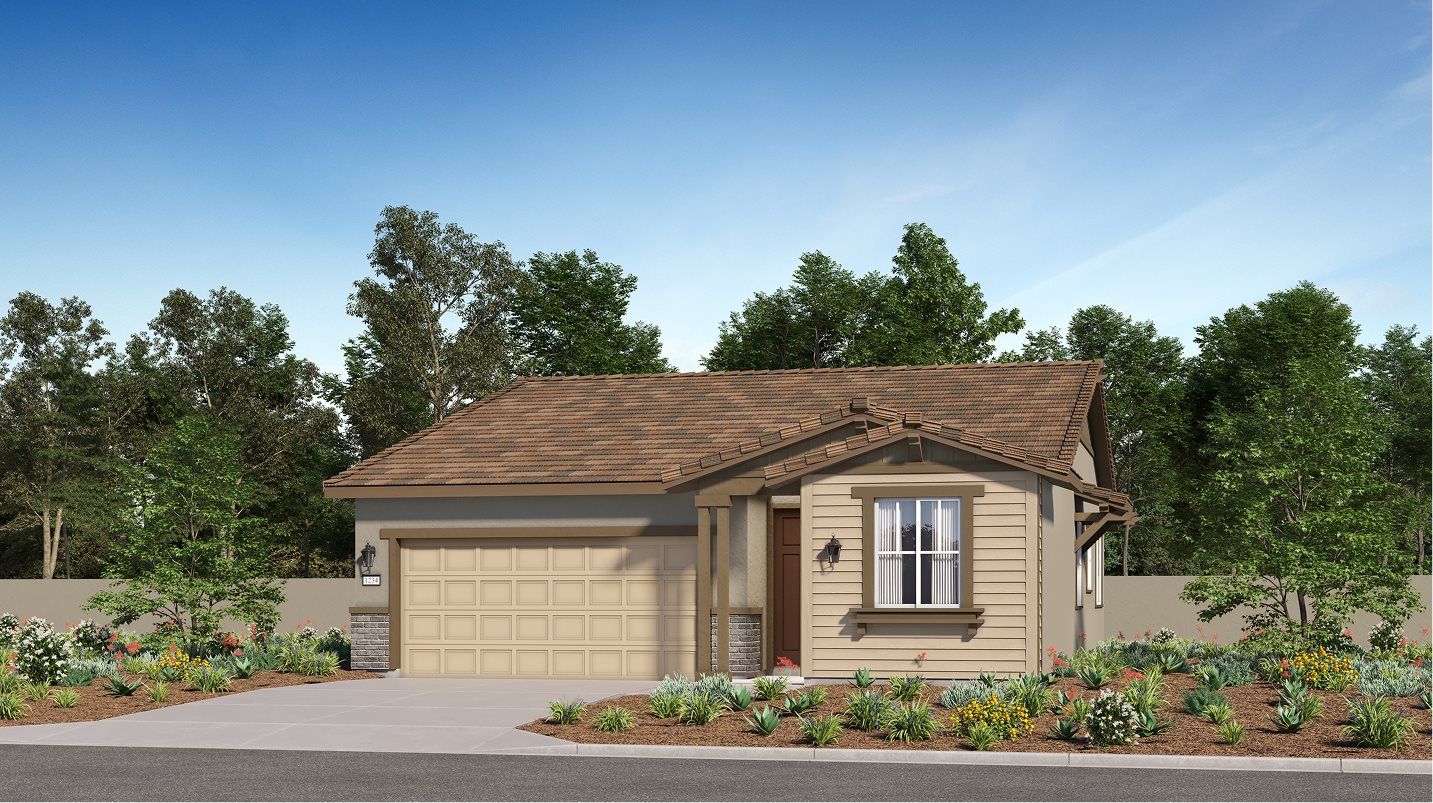 Elevation B - Craftsman home image