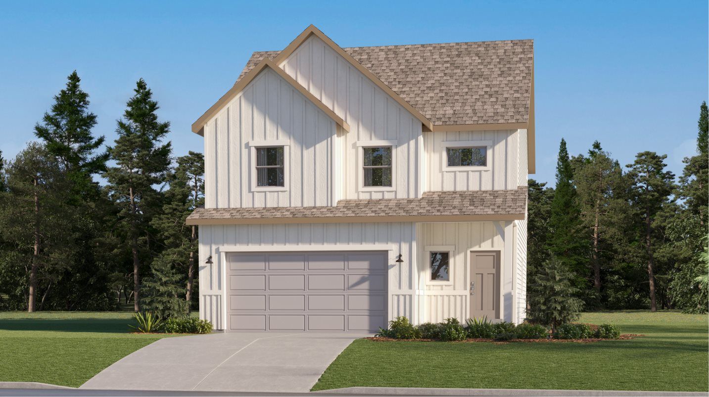 Elevation F - Uinta Farmhouse