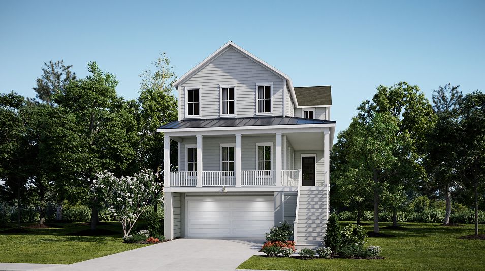 Elevation J - 3033 Row Elevated Herons Walk Summers Corner Calho