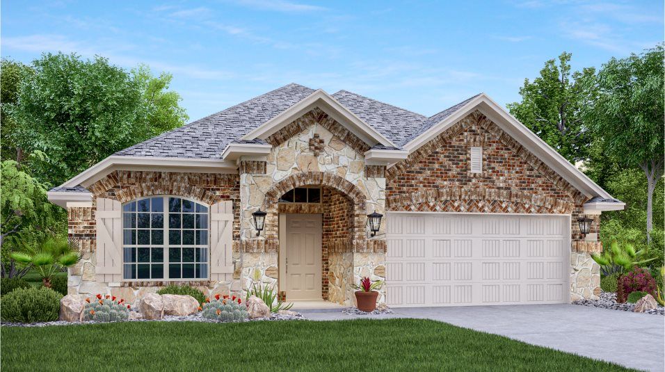 Elevation C4 - Travertine Exterior Rendering C