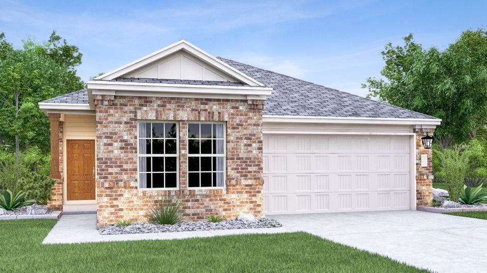 Elevation B3 - Mason Exterior Rendering