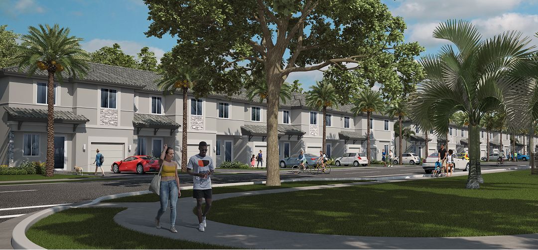 Aria Park  Streetscape