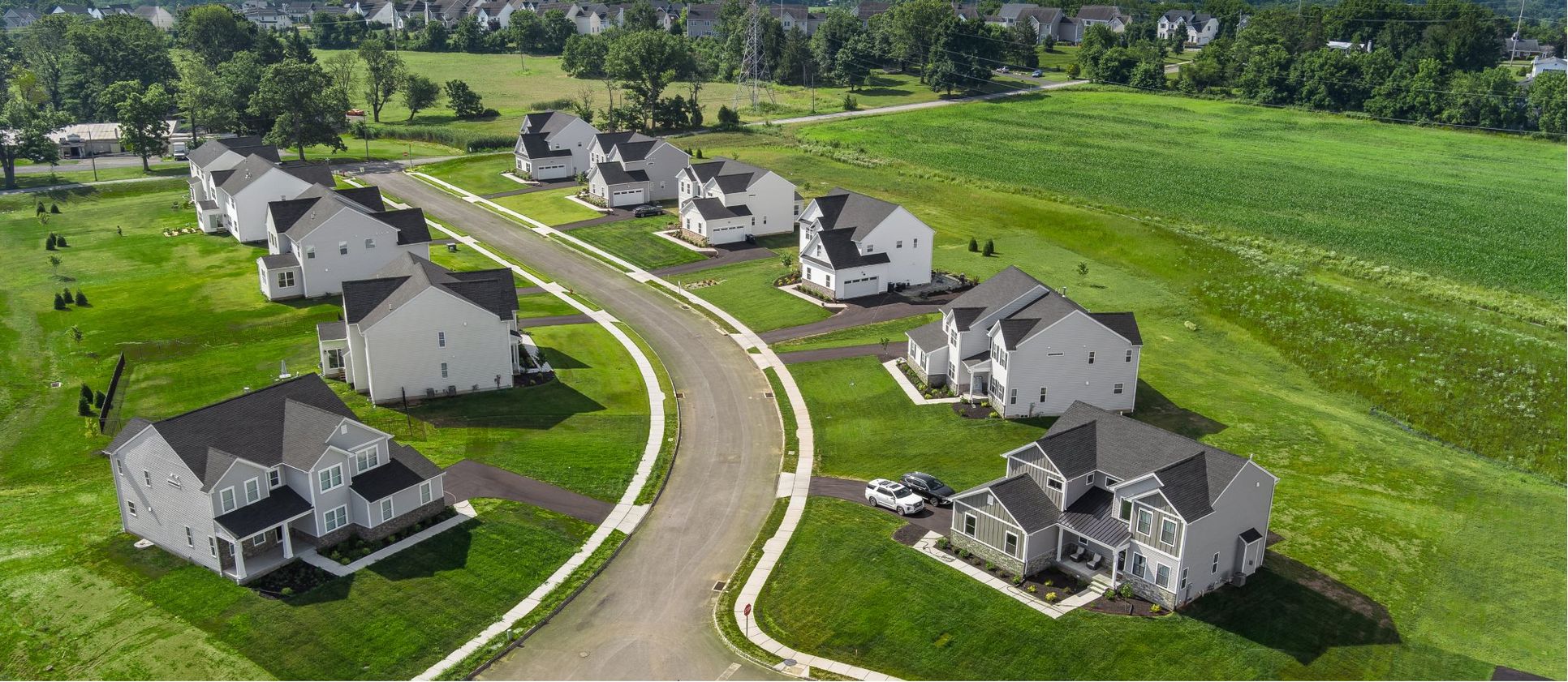 Aerial view of Copperleaf