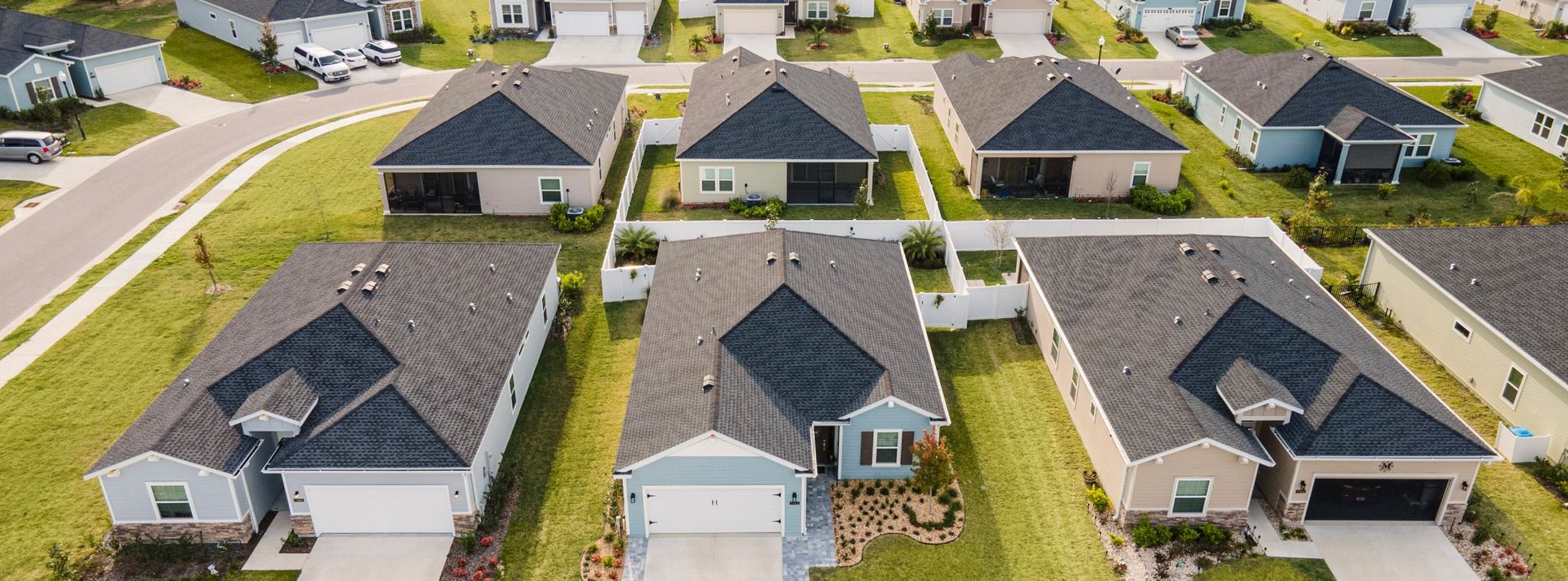Trailhead Landing Aerial view of community