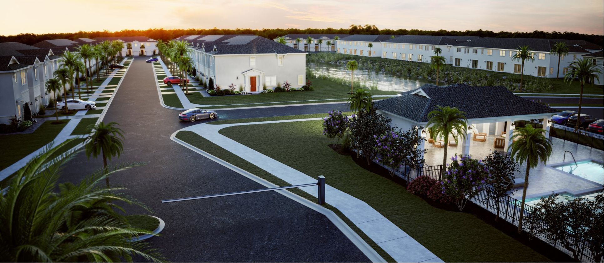 Veranda Landing amenity areial