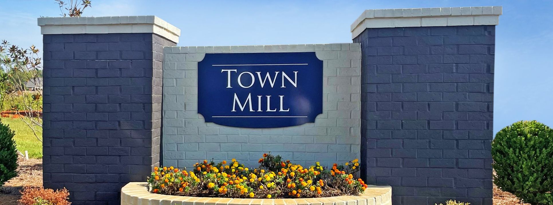 Town Mill monument sign