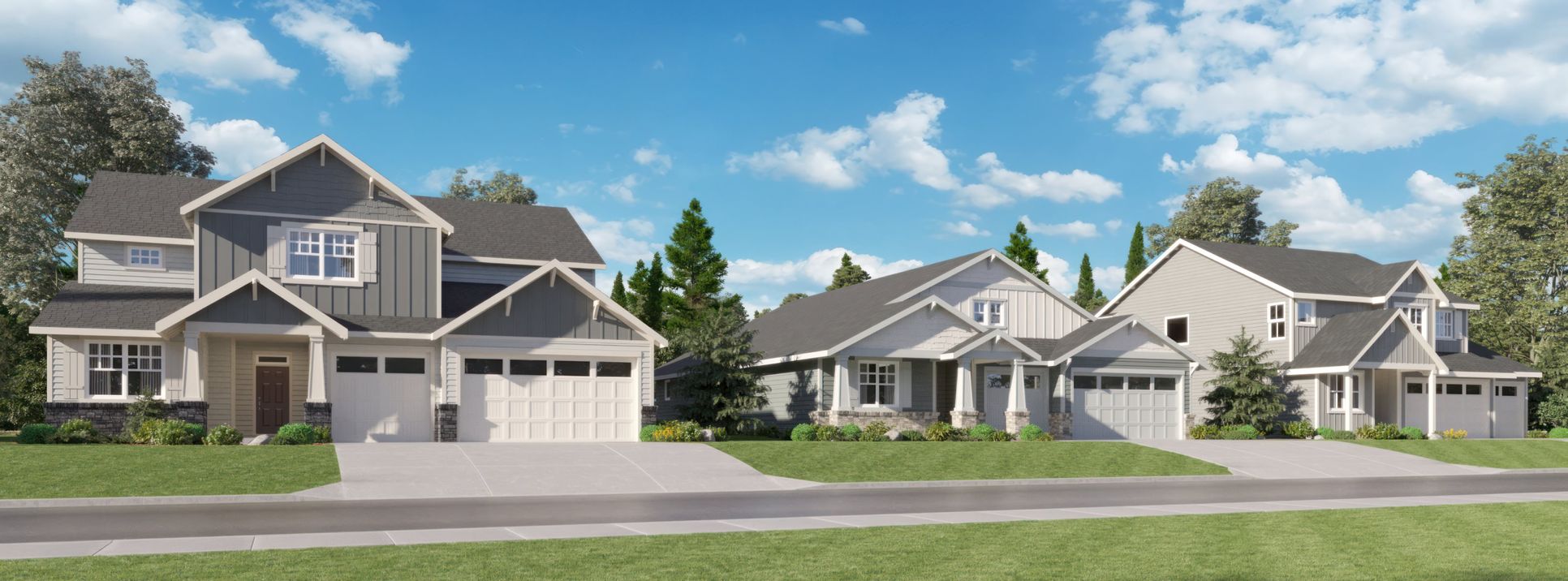 Camas Heights Streetscape Hero Image