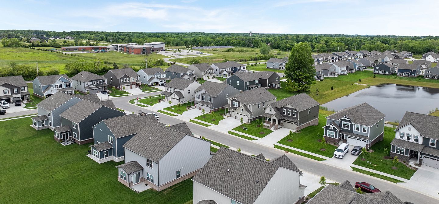 Walnut Commons Aerial Streetscape 060525