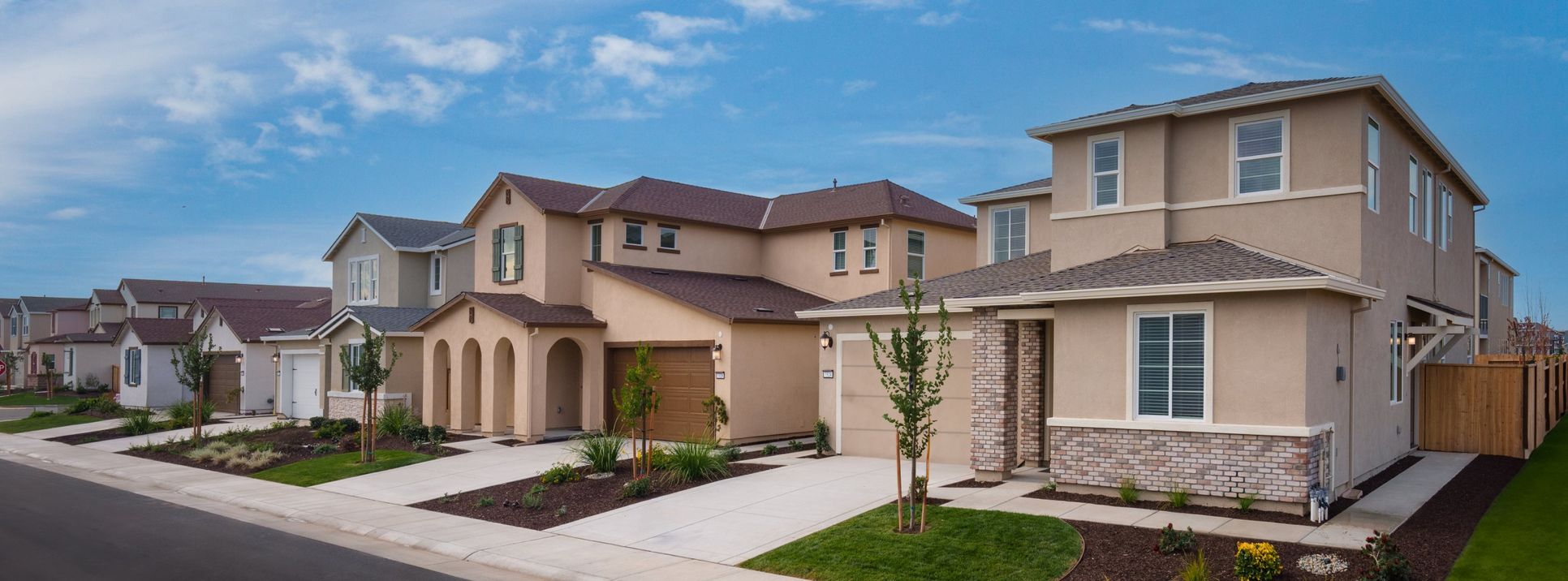 Bordeaux II at Vineyard Parke streetscape