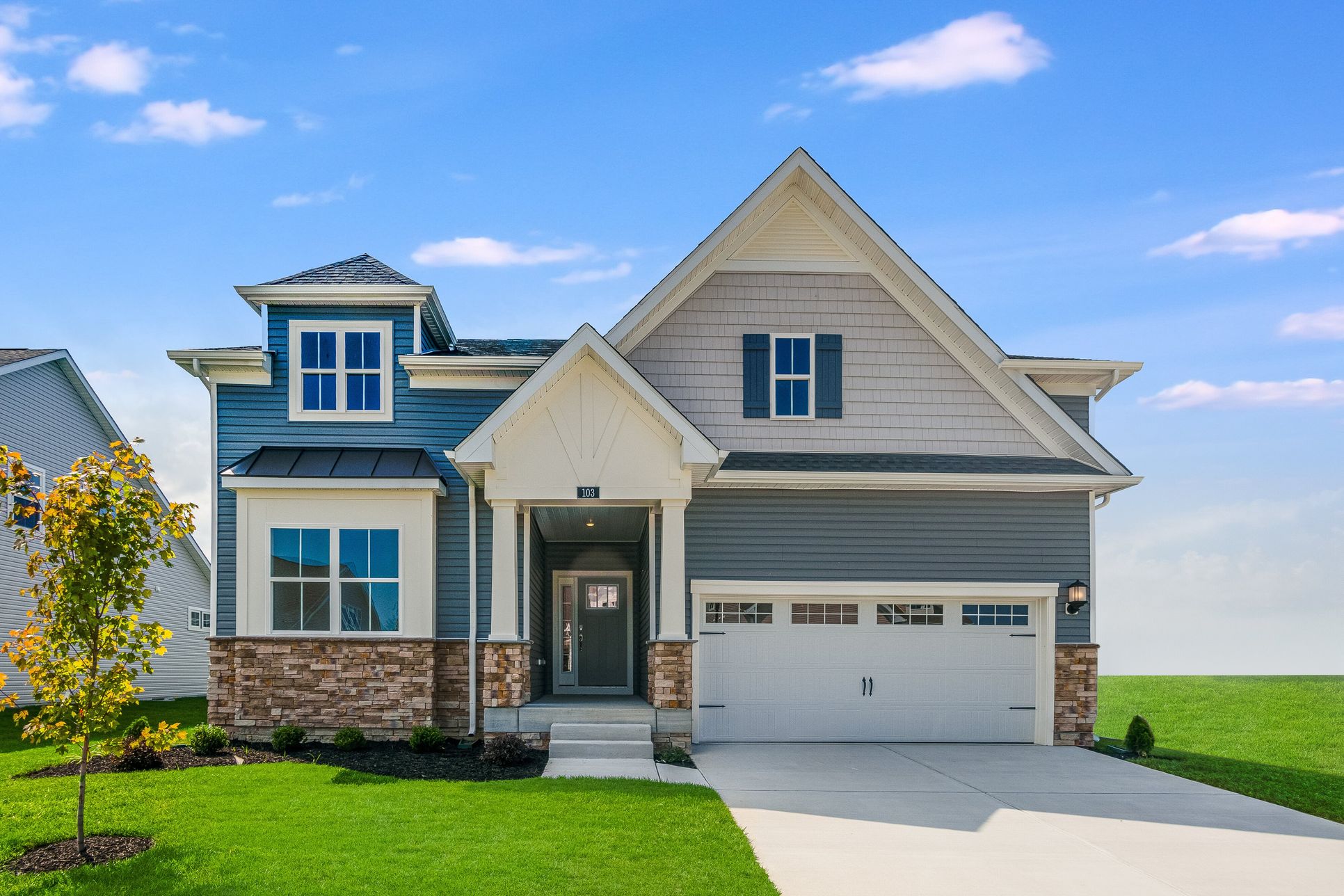 IMAGE: Photo of a single-family home, the Dover at Heritage Creek