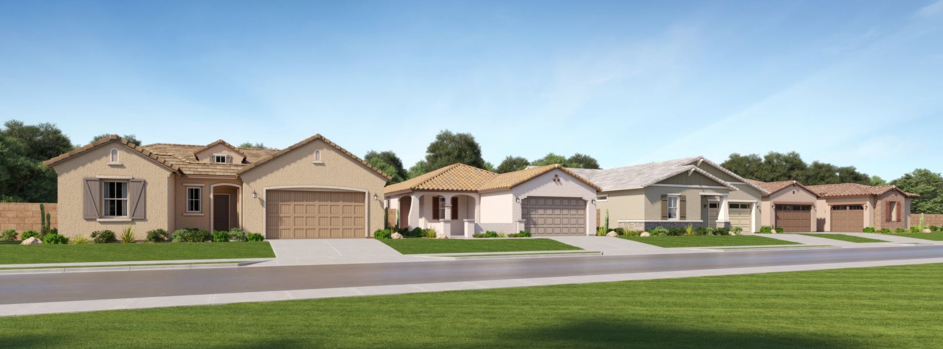 Homes in the Windstone Ranch community