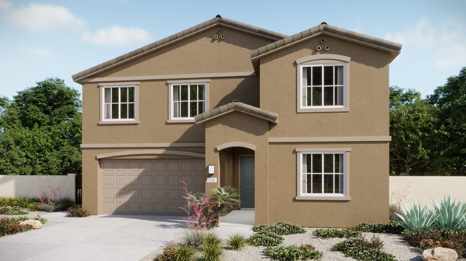 Elevation A - West Core N203 Entrada Del Toro Saguaro Rancho Sah