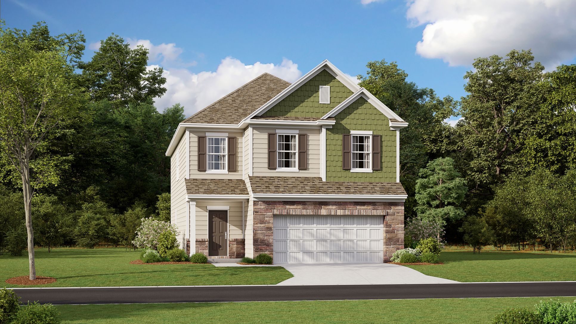 Exterior:Master Plan Westbury Westbury C elev DAY