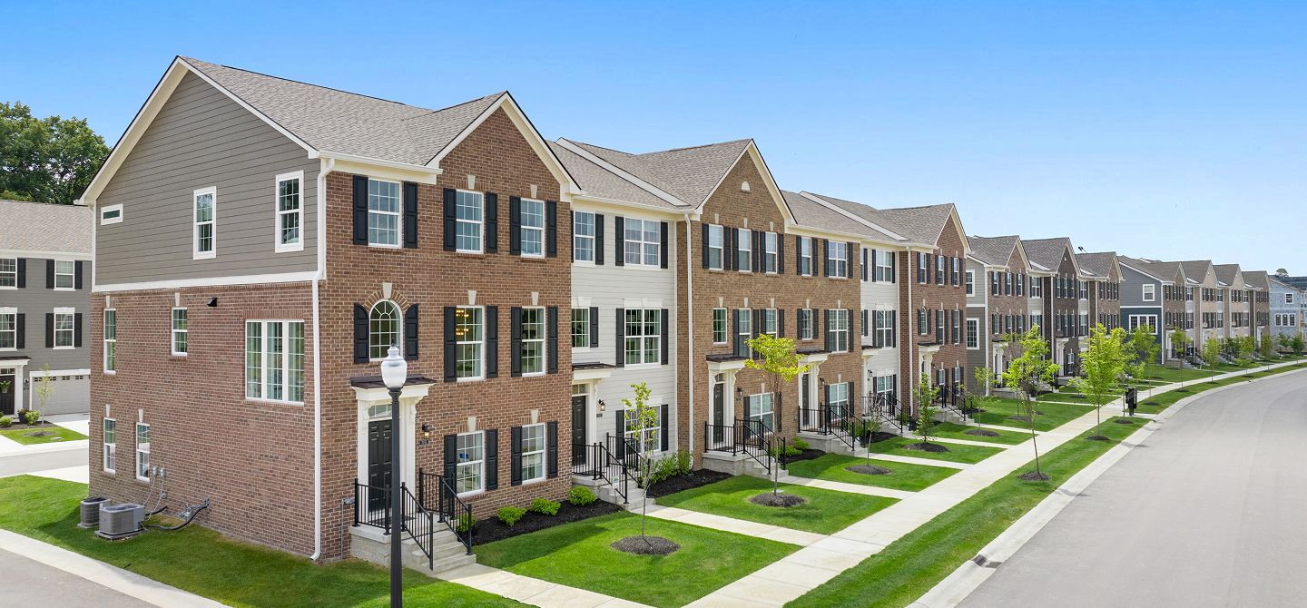 3 Story TH Windward Legacy Aerial Streetscape