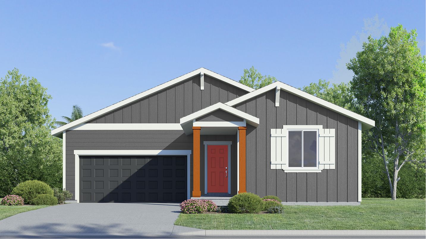 Elevation MF - 1540 Gallery Woodridge Ridgefield Modern Farmhouse