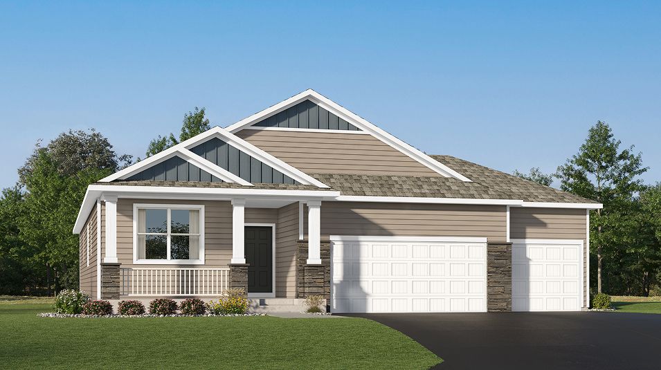 Elevation E3 - E J4 F Lifestyle Villas Cedar Hills Birmingham E3