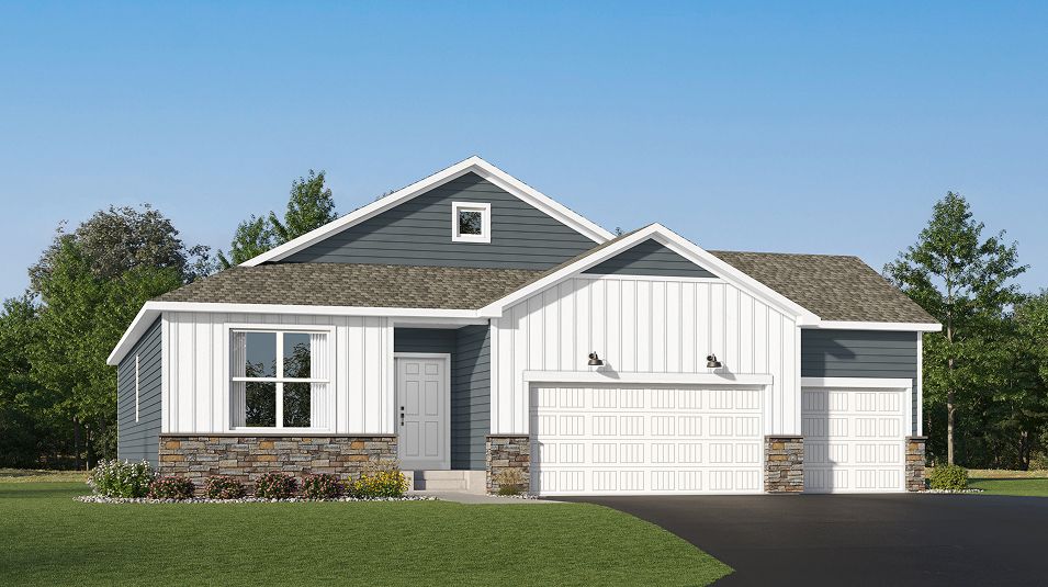 Elevation J3 - E V4 F Lifestyle Villa Fields Winslow Cove Salem J